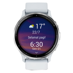 GARMIN VENU 3 WHITE STONE Passivated Silicone Strap