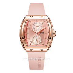 EXPEDITION E 6782 BF Pink Rosegold Rubber Strap