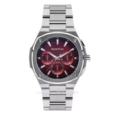 QUANTUM ADG1032.380 Silver Dial Red Multifunction Stainless Steel