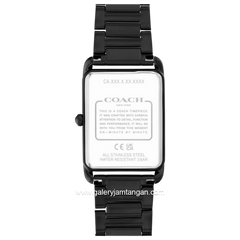 COACH 14400049 Elliot Black Stainless Steel Strap