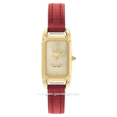 COACH 14504025 Cadie Red Leather Strap