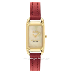 COACH CADIE 14504025 Red Leather Strap