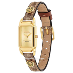 COACH CADIE 14504192 Brown Leather Strap