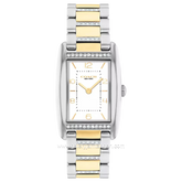 COACH 14504318 Reese Silver Gold Dial White Stainless Steel Strap