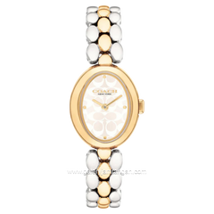 COACH SAMMY 14504419 Silver Gold Stainless Steel Strap