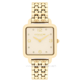 COACH 14504495 Cass Champagne Gold Stainless Steel Strap