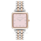 COACH 14504497 Cass Silver Gold Stainless Steel Strap