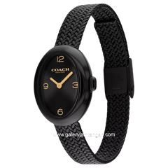 COACH SAMMY 14504569 Black Stainless Steel Strap