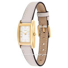 COACH REESE 14504645 Chalk Dial White Leather Strap