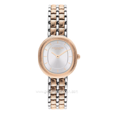 COACH HARLOW 14504702 Silver Combi Rosegold Stainless Steel Strap