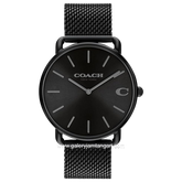 COACH 14602720 Elliot Black Dial Black Stainless Steel Strap