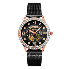 BONIA BNB10794-2033S Black Shandrope Free Leather Strap