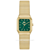 LACOSTE 2001507 Rene Gold Dial Green Stainless Steel Strap