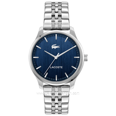 LACOSTE LISBON 2011478 Silver Stainless Steel Strap