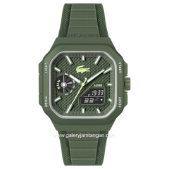 LACOSTE 2011505 LC33 SQUARE Olive Green Strap