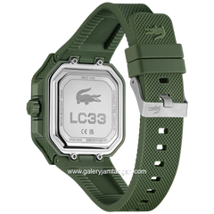 LACOSTE 2011505 LC33 SQUARE Olive Green Strap
