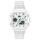 LACOSTE 2011506 LC33 SQUARE White Silikon Strap