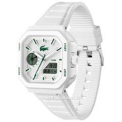 LACOSTE 2011506 LC33 SQUARE White Silikon Strap