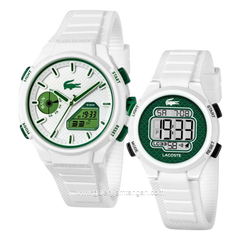 LACOSTE 2070064 GIFT SET White Silicone Strap