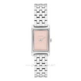 CALVIN KLEIN LIGHT 25100197 Silver Dial Pink Stainless Steel Strap