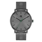 CALVIN KLEIN 25200551 Gray Jarum Green Stainless Steel Strap