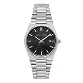 CHRIST VERRA Women's Watch CV 12336L-11 BLK Silver Dial Black Stainless Steel