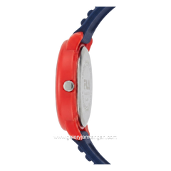 FILA 38-203-004 Navy Red Rubber Strap