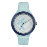 FILA 38-342-005 Blue Ring Navy Silicone Strap
