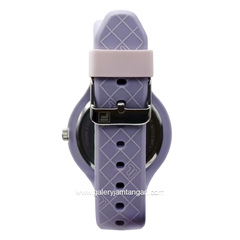FILA 38-342-006 Purple Ring Pink Silicone Strap