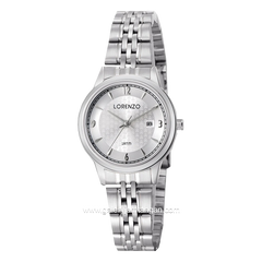 LORENZO R 5106 M Silver Dial White Stainless Steel