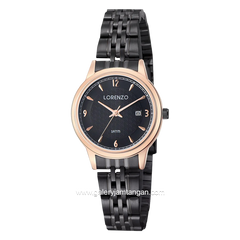 LORENZO R 5106 L Black Rosegold Stainless Steel