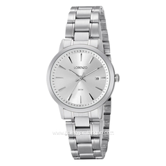 LORENZO R 5108 L Silver Dial White Stainless Steel