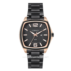 LORENZO R 5109 L Black Rosegold Stainless Steel