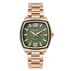 LORENZO R 5109 L Rosegold Dial Green Stainless Steel
