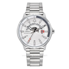 LORENZO R 6106 M Silver Dial White Stainless Steel