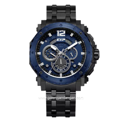 Expedition E 6402 B Black Dial Blue Stainless Steel