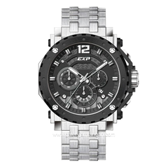 Expedition E 6402 B Silver Dial Black Stainless Steel