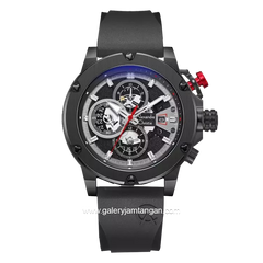 Alexandre Christie AC 6491 BC Black Rubber
