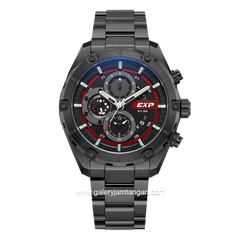 Expedition E 6839 M Black Dial Red Stainless Steel