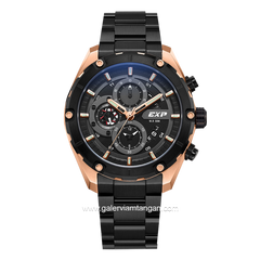 Expedition E 6839 M Black Rosegold Stainless Steel