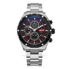 Expedition E 6839 M Silver Dial Red Stainless Steel