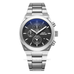 Expedition E 6850 M Silver Dial Black Stainless Steel