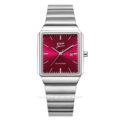 Expedition E 6854 L Silver Dial Red Stainless Steel