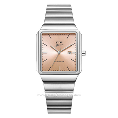 Expedition E 6854 L Silver Dial Cream Stainless Steel