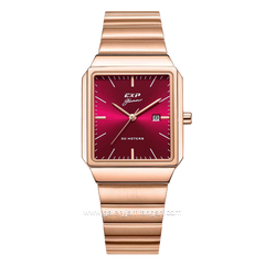 Expedition E 6854 L Rosegold Dial Red Stainless Steel