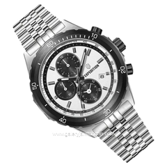 Expedition E 6870 MC Silver Ring Black Stainless Steel