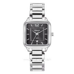 LORENZO R 7101 L Silver Dial Black Stainless Steel