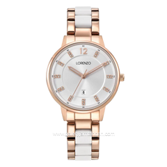 LORENZO R 7130 L Rosegold White Stainless Steel