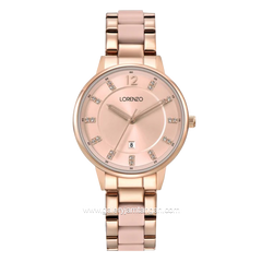 LORENZO R 7130 L Rosegold Pink Stainless Steel