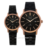 Alexandre Christie AC 1007 MDBSSSL & AC 1007 LDBSSSL Black Rosegold Stainless Steel